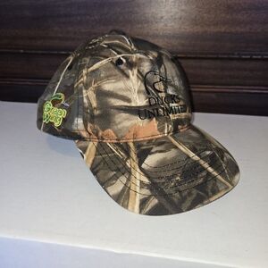 Ducks Unlimited Youth Green Wing Camo Cap Adjustable Strap